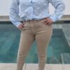 Jeans Push Up Beige