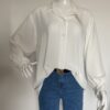 Camisa blanca oversize - Imagen 9