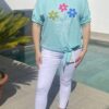 Blusa flores oversize - Imagen 4
