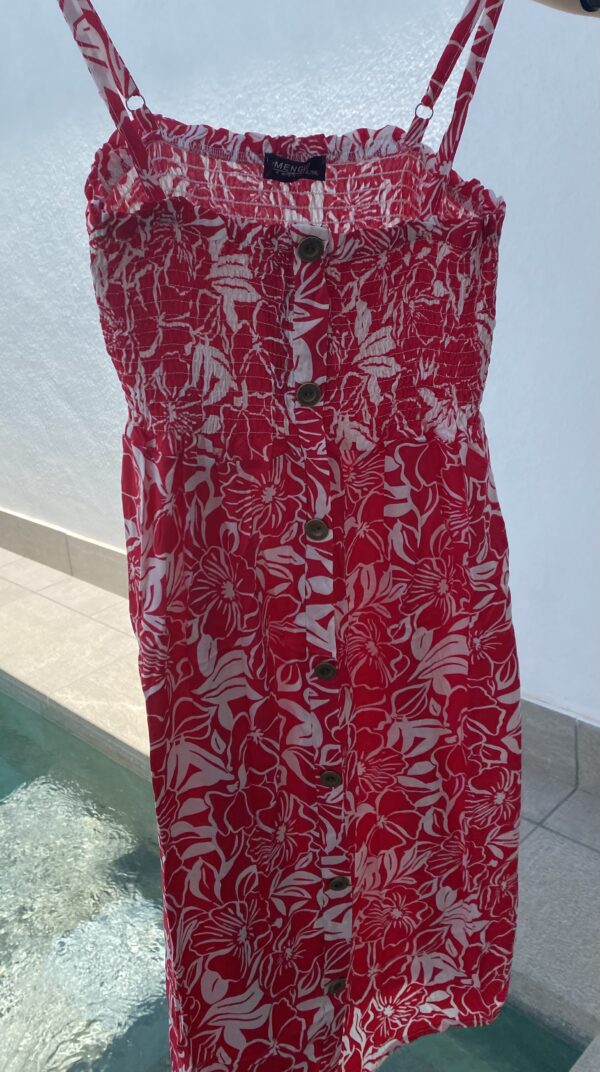 Vestido Estampado Ligero con Tirantes Regulables, Disponible en Colores Variados