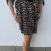 Vestido camisero animal print - Imagen 4