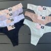 Tanga de algodón en colores variados