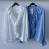 Blusa de volantes 2 colores