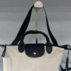 Bolso naylon gris y negro - Imagen 2