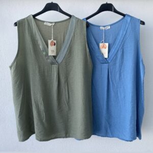 Blusón cuello pico