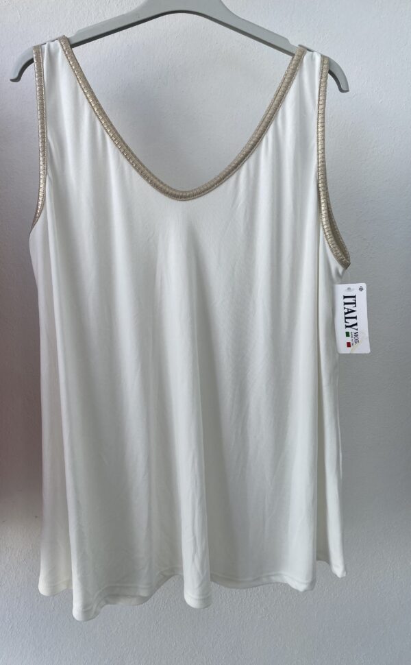 Camiseta oversize filo dorado - Imagen 2