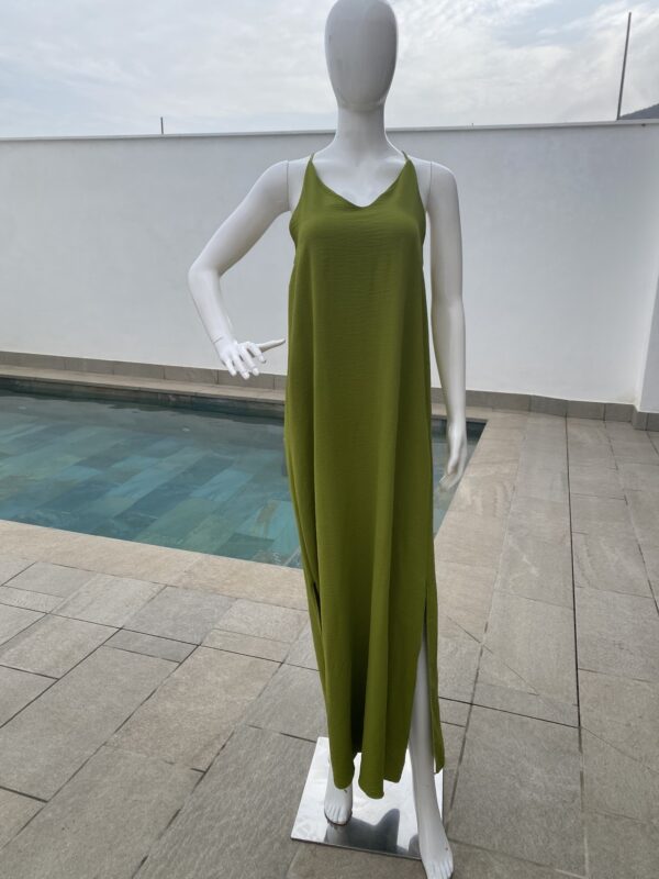 Vestido espalda cruzada