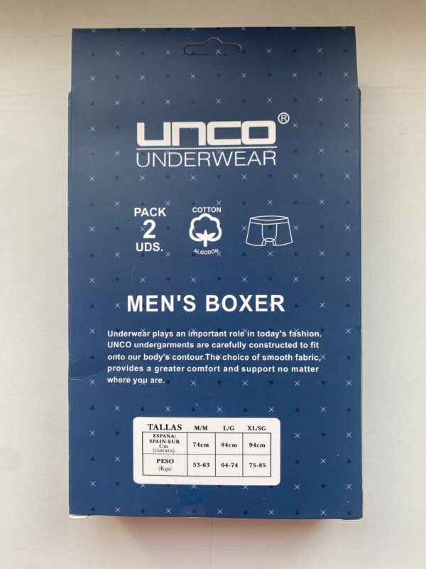 Pack 2 calzoncillos boxer XL - Imagen 3