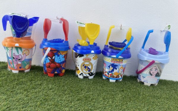 Cubo playa infantil