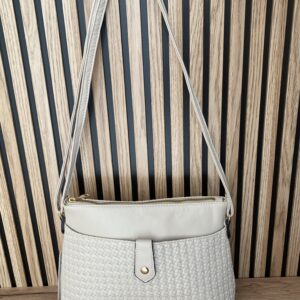 Bolso bandolera beige