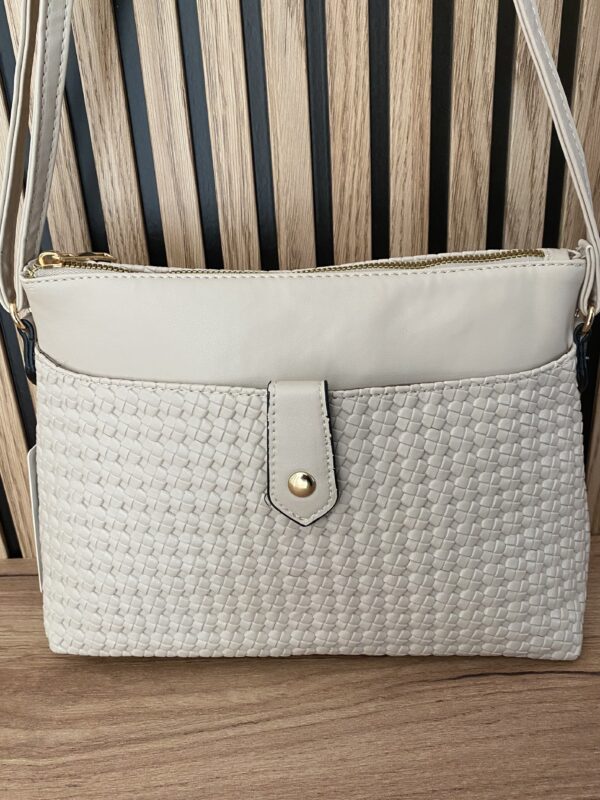 Bolso bandolera beige - Imagen 3