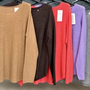 Jersey punto cuello redondo