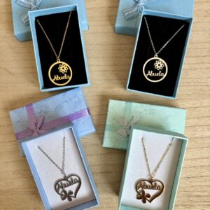 Colgante de acero ABUELA