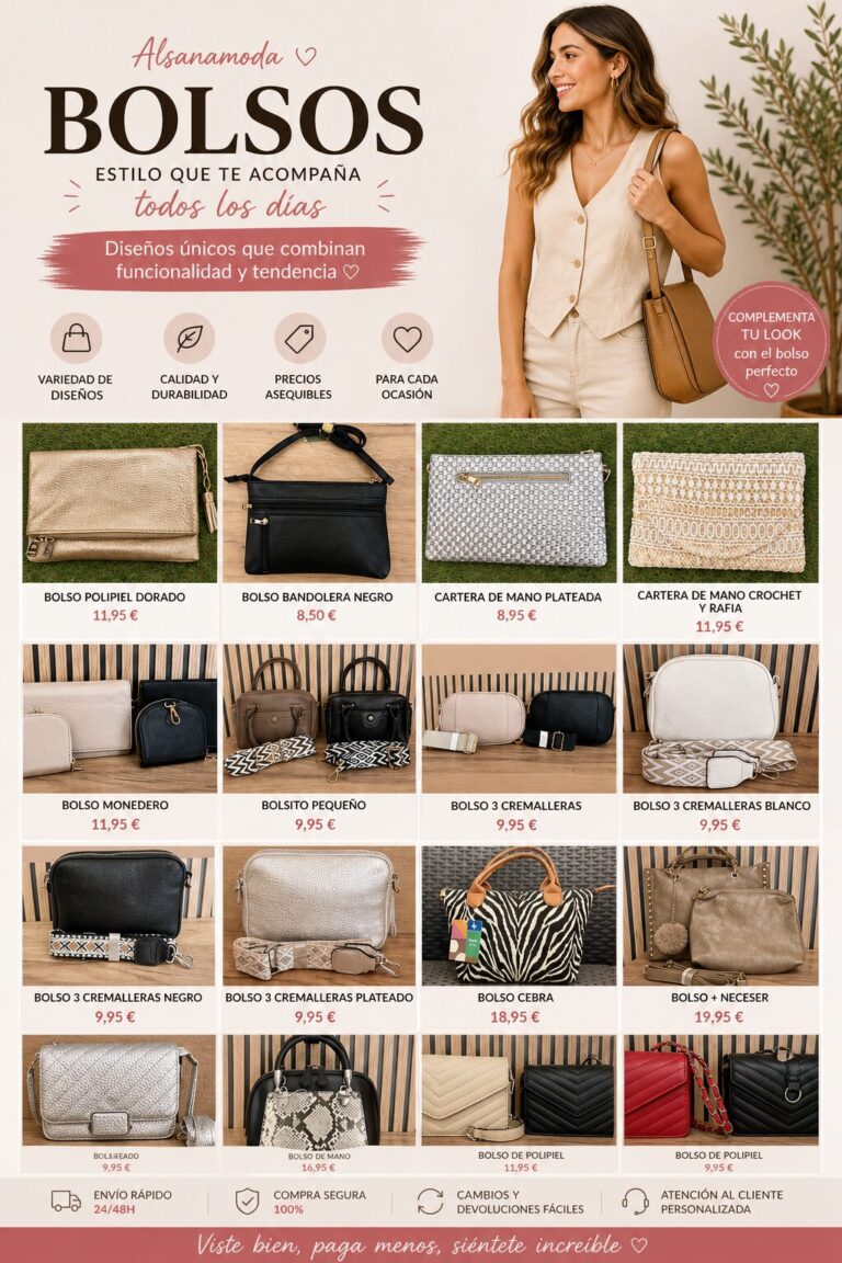 colección de bolsos