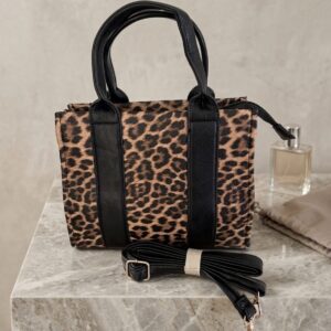 Bolso tote leopardo