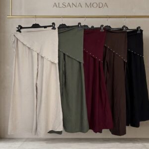 Pantalón palazzo con pañuelo