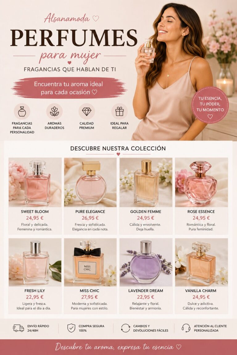Perfumes de mujer en Alsana Moda